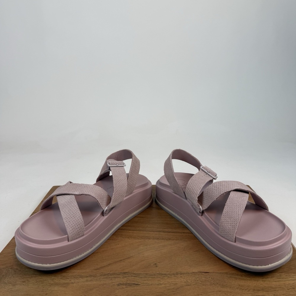 New Womens Chaco Townes Midform Rose Quartz Strappy Outdoor Hiking Sandals Sz 9M - Picture 3 of 8